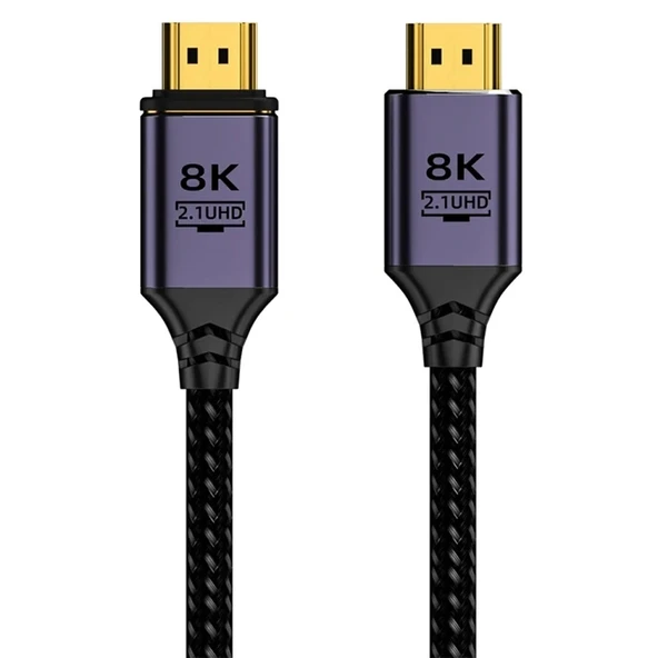 Nevamel ALLY HDMI to HDMI 8K HD 2.1UHD Mıknatıs Başlıklı Kablo 1 Metre-(5775) ürün görseli 1