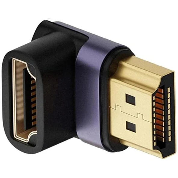 Nevamel ALLY HDMI To HDMI 8K 2.1UHD 90 Derece Mıknatıs Başlıklı Çevirici Otg Adaptör-(5775) ürün görseli 1