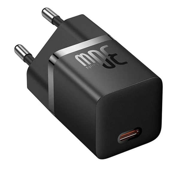 Nevamel Baseus GaN5 Series 30W PD Ultra Hızlı Type-C Şarj Aleti Mini Adaptör-(5775) ürün görseli 1