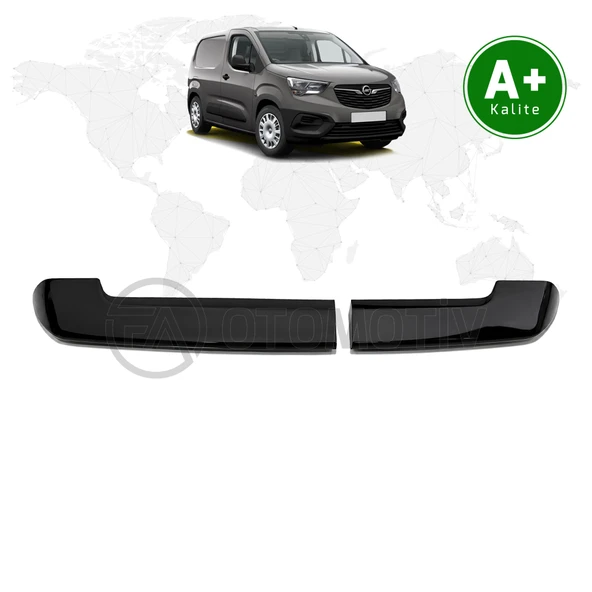 Opel Combo Panelvan Bagaj Üstü Spoiler Parlak Siyah (Çift Bagaj Kapaklı) 2019 Model ve Sonrası ürün görseli 1