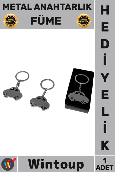 #Anahtarlık Şık Tasarım Dayanıklı Kaliteli Aksesuar Hediye Seçeneği Paslanmaz Metal Anahtarlık Füme ürün görseli 1