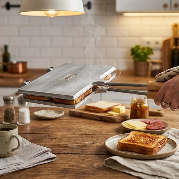 GRANİT EL TOST MAKİNESİ (5224) - Resim 3