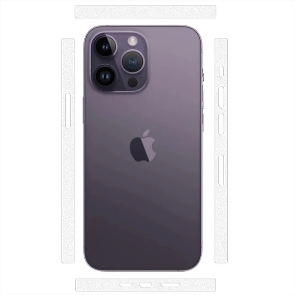 Nevamel ALLY iPhone 14 Pro Hidrojel Hayalet Yan Alt Üst Kaplama Koruyucu Film-(5775) ürün görseli 1