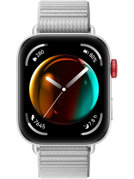 Huawei Watch Fit 3 Gri Naylon Kayış Akıllı Saat ürün görseli 1
