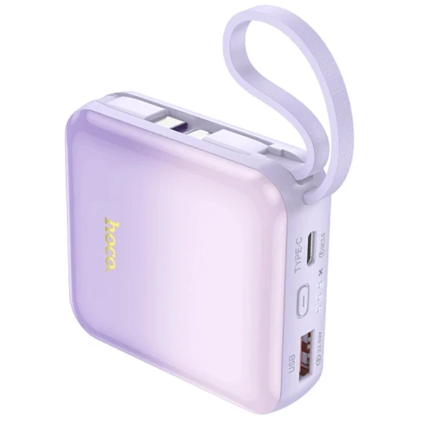 Nevamel HOCO Q23 Blade 10000mAh 22.5W+PD20W Kablolu Powerbank-(5775) ürün görseli 1
