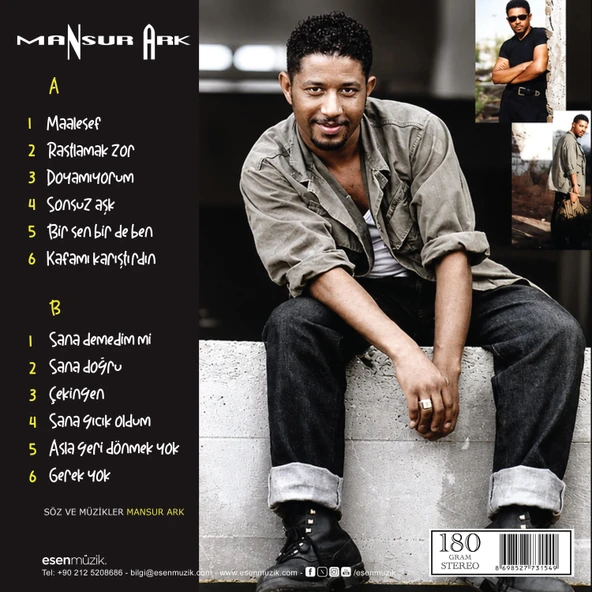 Mansur Ark Maalesef - Plak - Resim 2