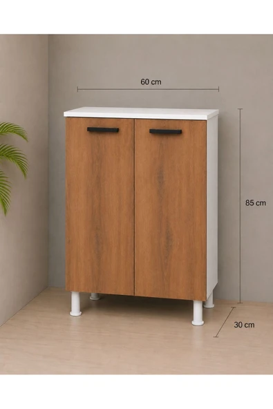 GONCA 85 CM ÇOK AMAÇLI DOLAP ATLANTİK ÇAM ürün görseli 1