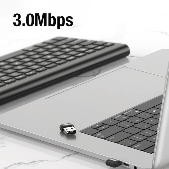 Nevamel HOCO UA18 3.0Mbps USB Bluetooth 5.0 Adaptör-(5775) - Resim 4