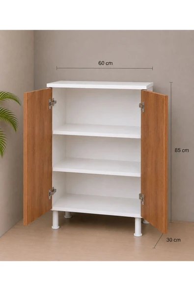 GONCA 85 CM ÇOK AMAÇLI DOLAP ATLANTİK ÇAM - Resim 3