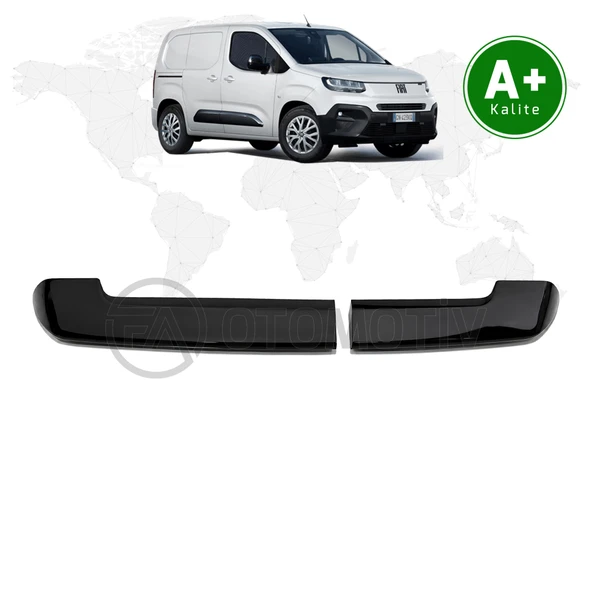 Fiat Doblo Panelvan Bagaj Üstü Spoiler Parlak Siyah (Çift Bagaj Kapaklı) 2024 Model ve Sonrası ürün görseli 1