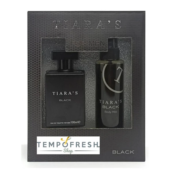 Tiaras For Men Black Edt 100 ml Body Mistt 150 ml Set ürün görseli 1