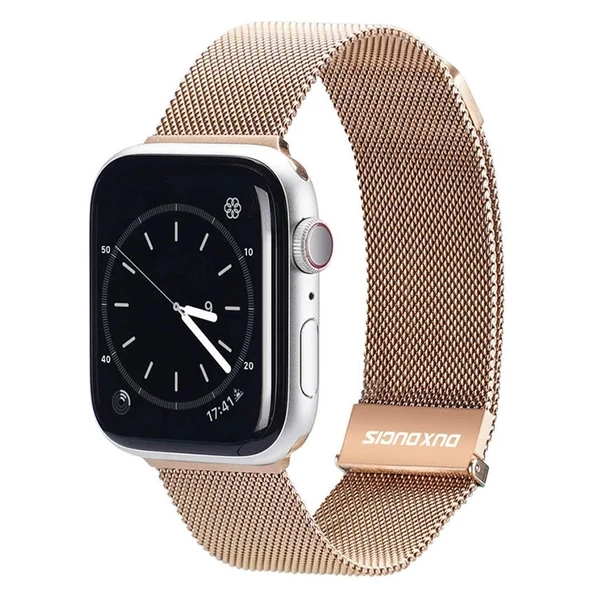 Nevamel Dux Ducis Apple Watch 42/44/45MM için Milanese Premium Milano Loop Kayış Kordon-(5775) ürün görseli 1