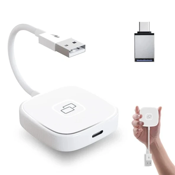 Nevamel Apple iPhone USB+Lightning Carplay Mirror Adaptör Çevirici -Youtube Netflix Tiktok Video Yansıtıcı-(5775) ürün görseli 1