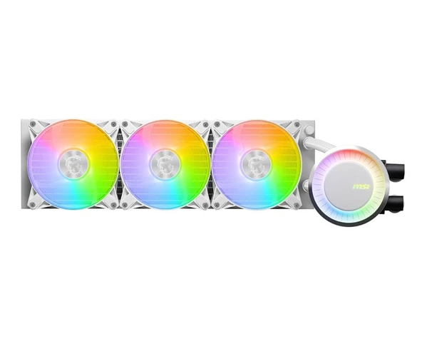 MSI Mag Coreliquid E360 Beyaz 360 mm Sıvı Soğutucu ürün görseli 1
