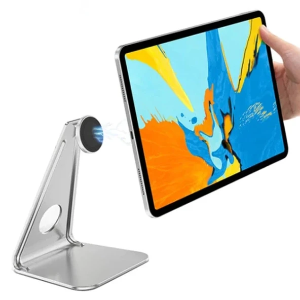 Nevamel ALLY Metal Masa Üstü Standlı Mıknatıslı Tablet Telefon Tutucu-(5775) ürün görseli 1