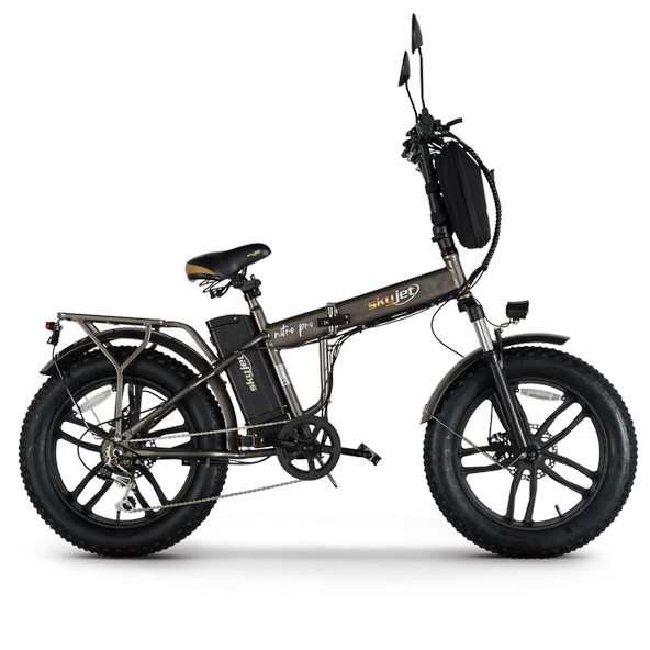 Skyjet Nitro Pro Kahverengi Şehir Bisikleti 20 inç Katlanabilir 6 Vites Güçlü Motor ile ürün görseli 1