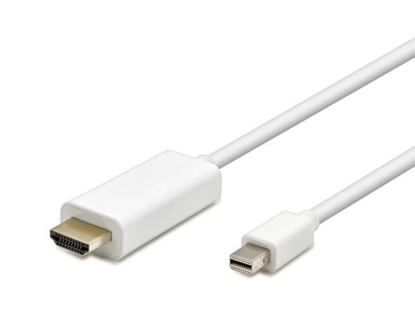 Mini Displayport To Hdmi Görüntü Kablosu 1.8 M Beyaz HDX7759 ürün görseli 1