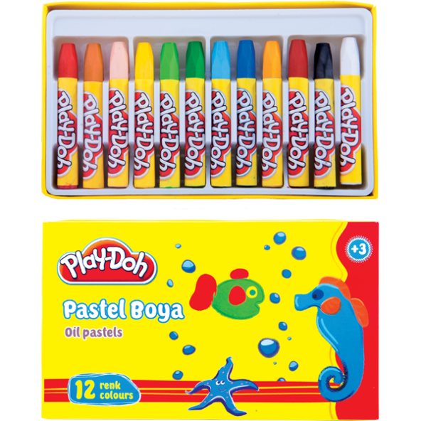 Play-Doh Pastel Boya 12 Renk PLAY-PA002 ürün görseli 1