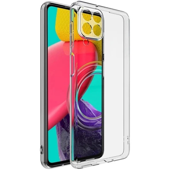 Nevamel Ally SM Galaxy M62 F62 Kılıf Kamera Korumalı Ultra İnce Şeffaf Kılıf-(5775) ürün görseli 1