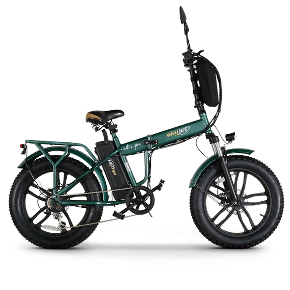 Skyjet Nitro Pro Yeşil Şehir Bisikleti 20 inç Katlanabilir 6 Vites Güçlü Motor ile ürün görseli 1