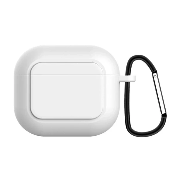 Nevamel Ally Apple AirPods 3 için Kancalı Ultra İnce Silikon Kulaklık Kılıfı-(5775) ürün görseli 1