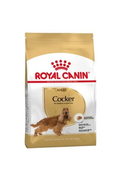 ROYAL CANİN COCKER ÖZEL IRK YETİŞKİN KÖPEK MAMASI 3KG ürün görseli 1