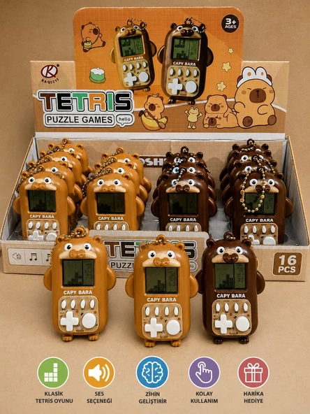 Dijital Tetris Oyun Konsolu Capybara ürün görseli 1