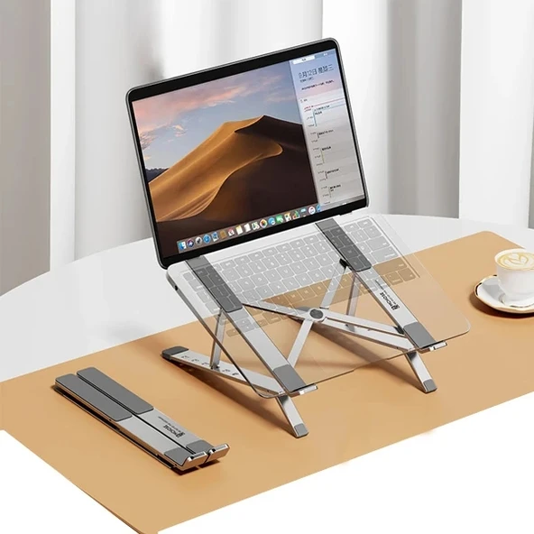 Nevamel ALLY MC N3-2 Katlanabilir Metal Masaüstü Laptop Standı-(5775) ürün görseli 1