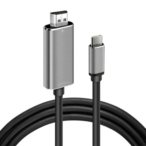 Nevamel Ally Type-C to HDMİ 4K 60Hz Çevirici Görüntü Kablosu 1.8M - HDTV Projektör-(5775) ürün görseli 1