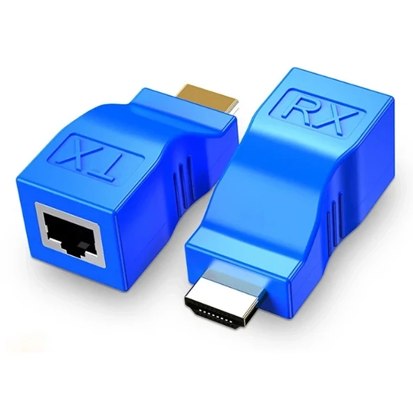 Nevamel Ally Hdmi Extender 4k 3d Rj45 Cat6 Ile 30m Hdmi Uzatıcı-(5775) ürün görseli 1