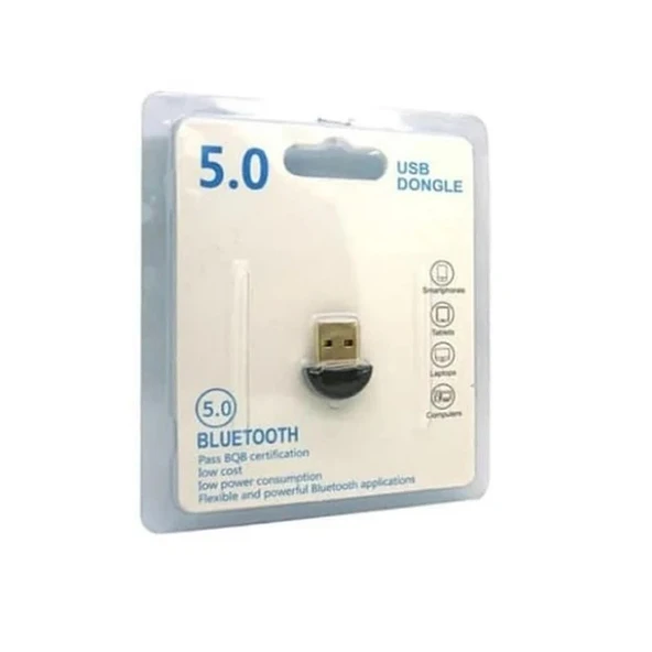 Nevamel ALLY V5.0 USB Bluetooth 5.0 Dongle Bluetooth Adaptör CSR-(5775) - Resim 3