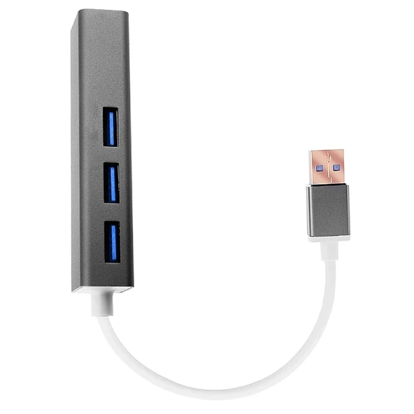 Nevamel Gigabit Usb 3 Port Usb 3.0 Çoklayıcı Ve Eternet Adeptörü-(5775) ürün görseli 1