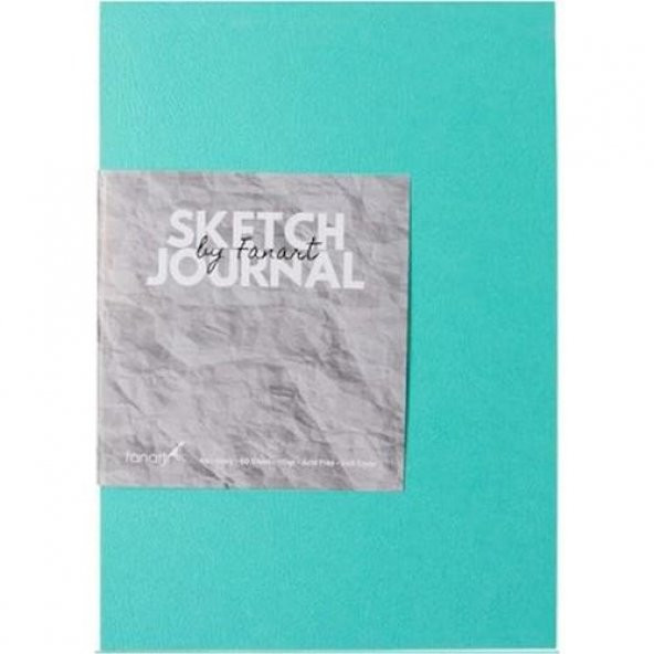 Fanart Academy Sketch Journal 110 GR 60 YP A5 Turkuaz 8662 ürün görseli 1