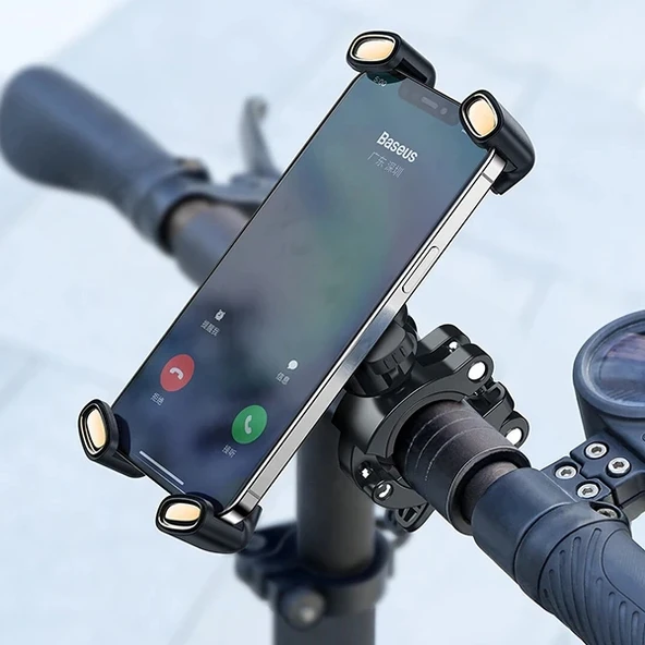 Nevamel Baseus Quick to take 360 Derece Dönebilen Bisiklet ve Motosiklet Telefon Tutucu-(5775) ürün görseli 1