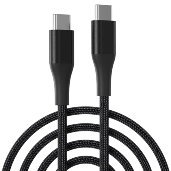 Nevamel ALLY PD 100W 5A Hızlı Şarj Usb Type-C Kablo 1Metre Kevlar Kablo-(5775) ürün görseli 1