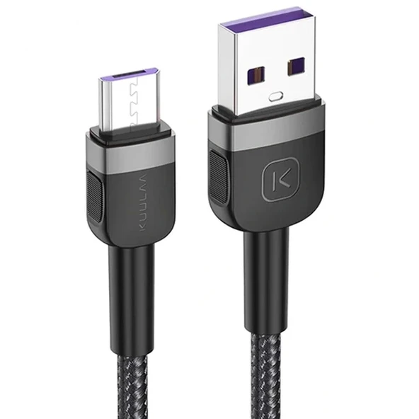 Nevamel KUULAA Mikro Usb 3A Hızlı Şarj 0.50CM kısa Android Usb Şarj Kablosu-(5775) ürün görseli 1