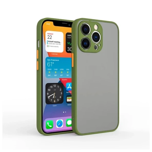 Nevamel iPhone 12 Pro Max 6.7inç Kamera Korumalı Premium Silikon Kılıf-(5775) ürün görseli 1