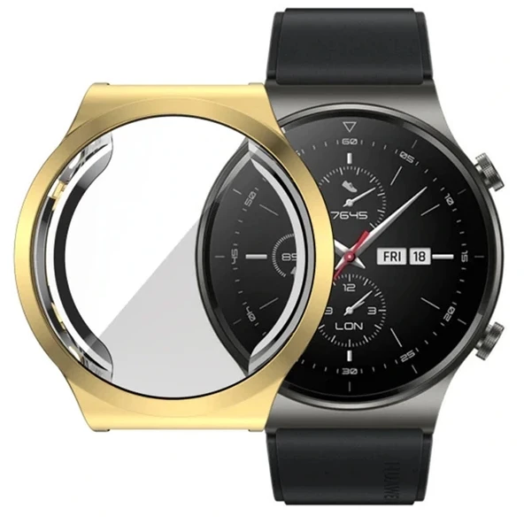 Nevamel Ally Huawei Watch GT 2 Pro 360 Koruma Ultra İnce Silikon Kılıf-(5775) ürün görseli 1