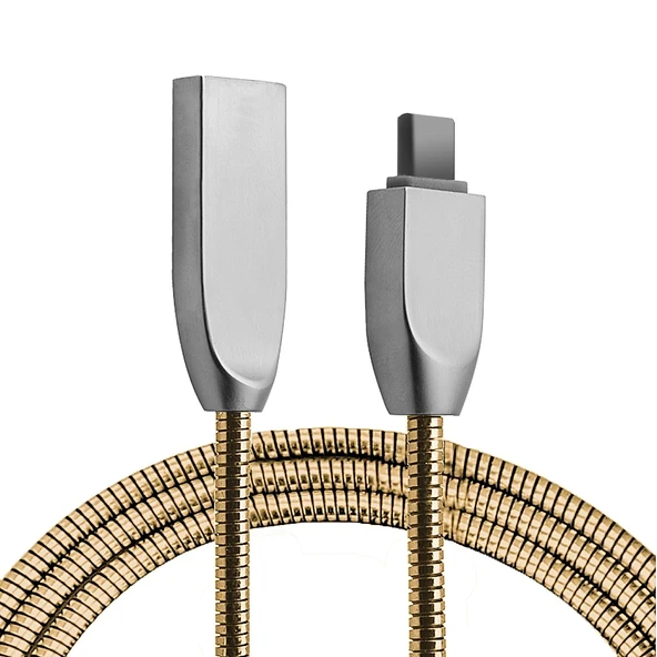 Nevamel Ally Usb Type-C Zinc Alloy Dayanıklı 24 A Metal Usb Kablo-(5775) ürün görseli 1