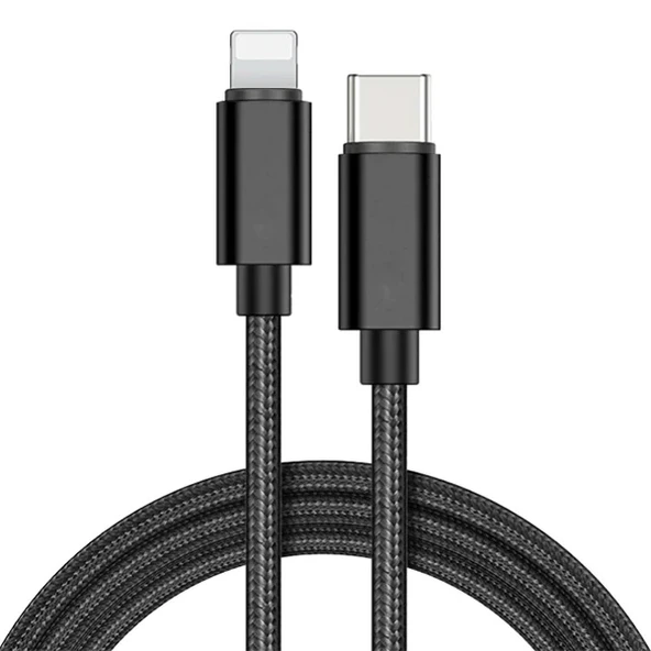 Nevamel ALLY PD 20W Hızlı Şarj İPhone 14-13-1211 USB-C to Lightning Şarj Kablosu 1metre-(5775) ürün görseli 1