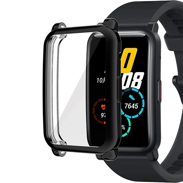 Nevamel ALLY Honor Watch ES 1.64 İnç 360 Koruma İnce Silikon Kılıf-(5775) ürün görseli 1
