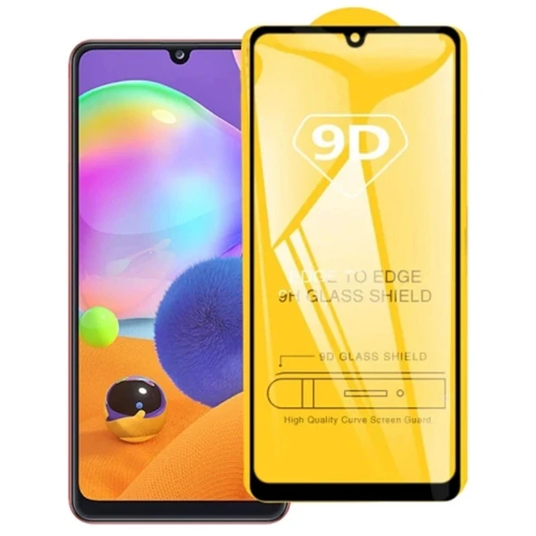 Nevamel ALLY SM Galaxy A31 9D Full Glue Tempered Cam Ekran Koruyucu-(5775) ürün görseli 1