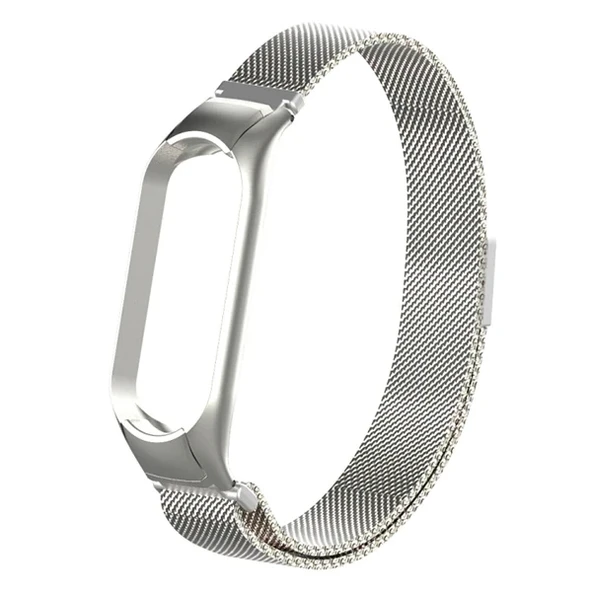 Nevamel Xiaomi Mi Band 5 Metal Kayış Kordon Milano Loop-(5775) ürün görseli 1