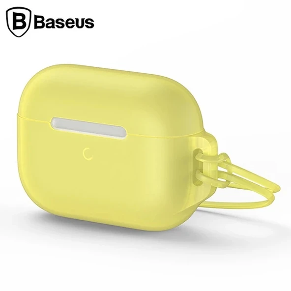 Nevamel Baseus Let''s go Jelly Lanyard AirPods Pro Silica Gel Koruma Kılıfı-(5775) ürün görseli 1
