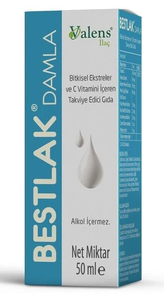 Bestlak Bitkisel Ekstreler İçeren Takviye Edici Gıda 50 ml ürün görseli 1