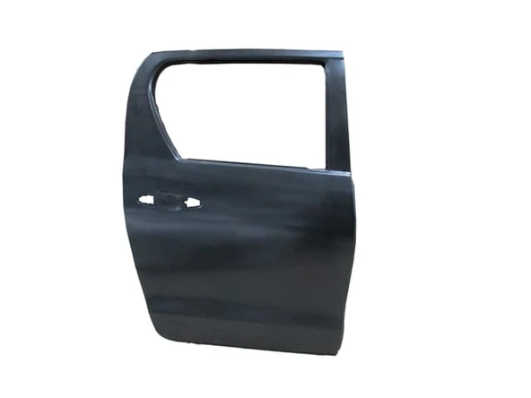 Toyota Hilux Revo 2015-2019 Arka Kapı Komple Sağ Çelik Barlı Siyah (İceli - Çekomastikli) (Tw) (Oem No: (67003-Kk010)) ürün görseli 1