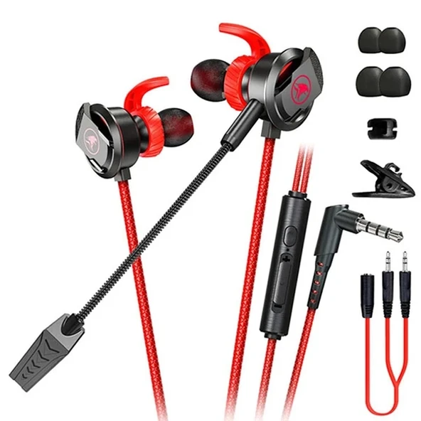 Nevamel XMOWİ RX3 35mm Çift Mikrofonlu Oyuncu Kulaklık Gaming Kulaklığı-(5775) ürün görseli 1