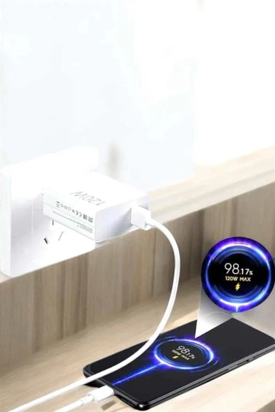 Nevamel 120W Şarj Aleti Type-C Uyumlu Turbo Şarj Aleti ürün görseli 1
