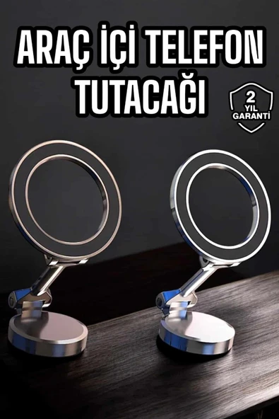 Nevamel Telefon Tutucu Tüm Arabalara Uyumlu Araç İçi Katlanabilir Manyetik Tasarım ürün görseli 1