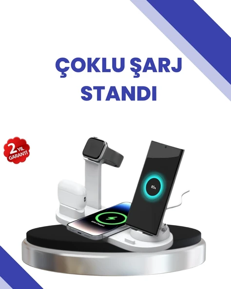 Nevamel Masaüstü Düzenleyici 4’ü 1 Arada Kablosuz Şarj Aksesuarı ürün görseli 1